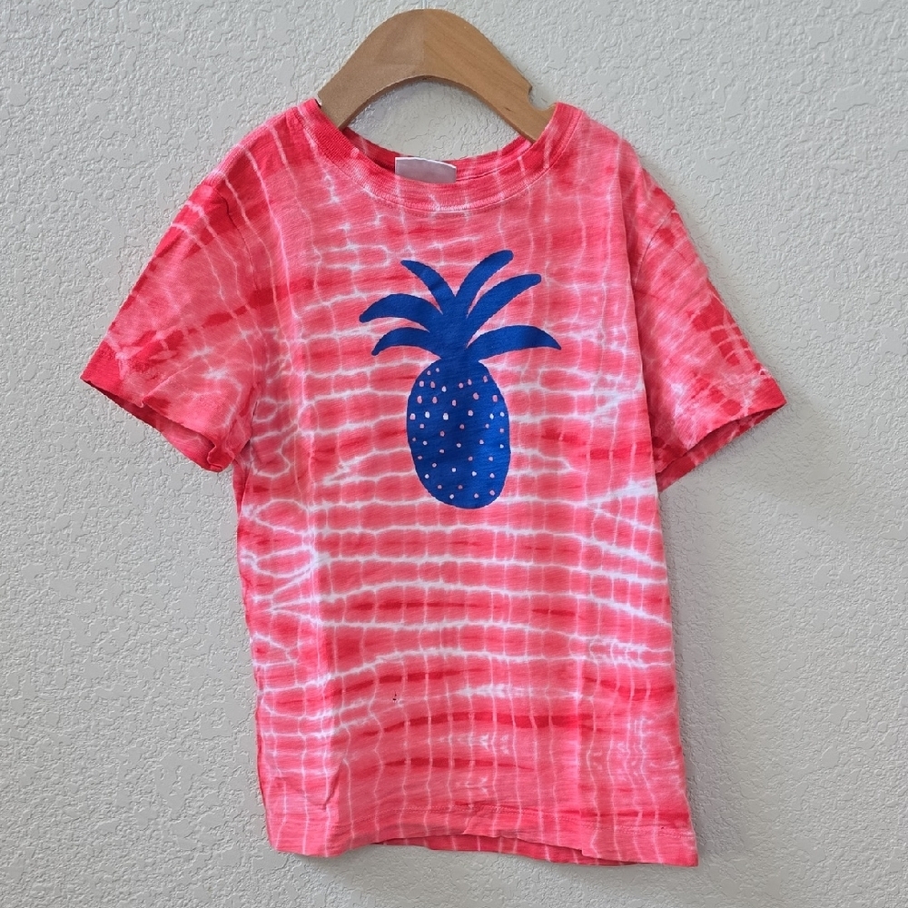 Hanna Andersson Red and Blue Short Sleeve Tee